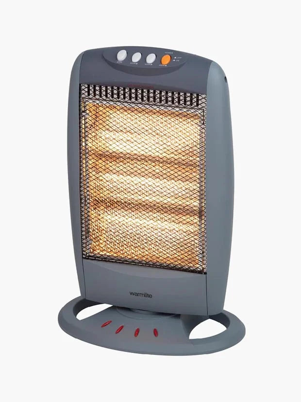 Warmlite 3 Bar Halogen Heater with Carry Handle