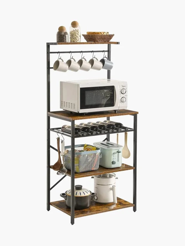 YMYNY Kitchen Baker's Rack, Microwave Oven Stand with Storage Shelves
