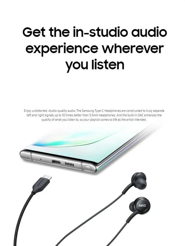 Samsung EO-IC100 Headset USB Type-C Black