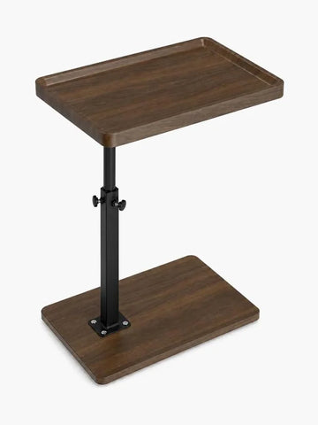 XUDREZ C Shaped Side Table 360 Swivel Adjustable 40-80cm Sofa Bedside Table