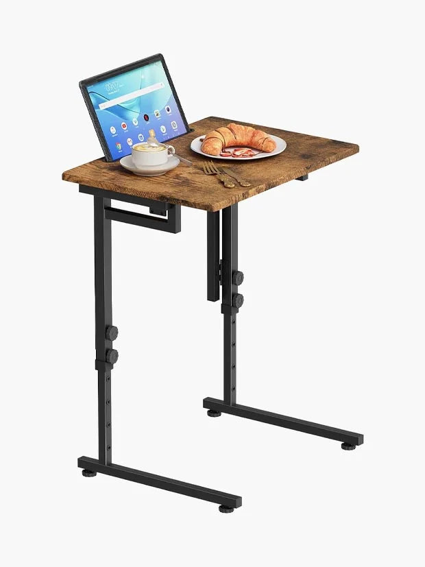 Garden 4 you C-Shaped Folding TV Tray Table (Brown)