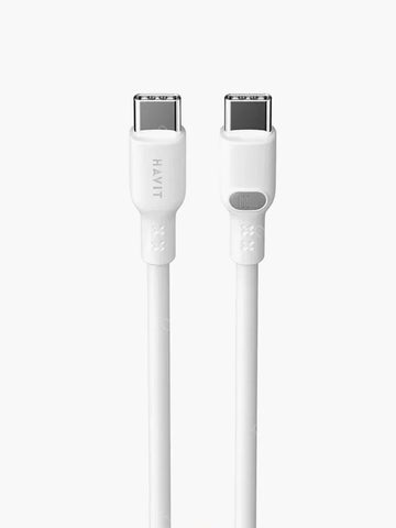 HAVIT USB Type C to USB Type C cable White (1M) CB6280 White