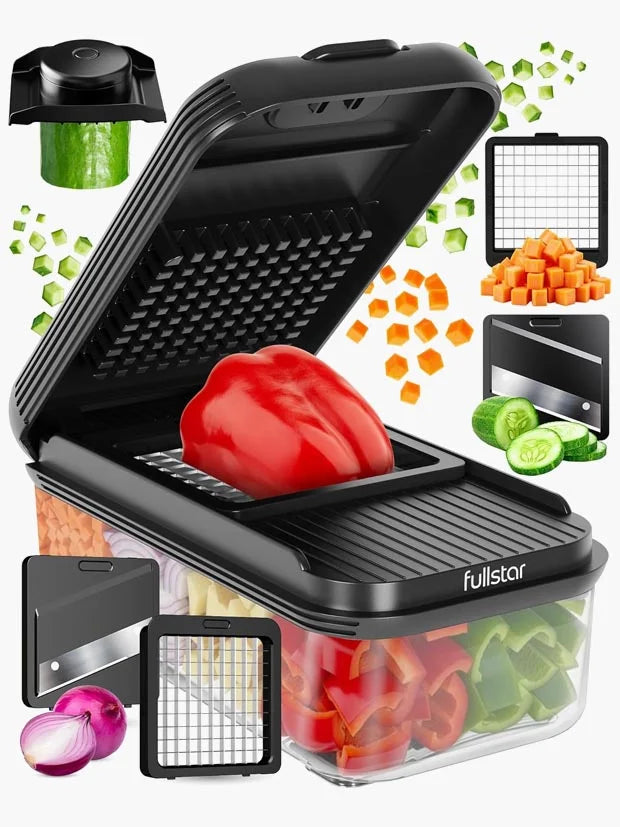 Fullstar Essential - Vegetable Chopper & Mandoline Slicer - 2 Blades