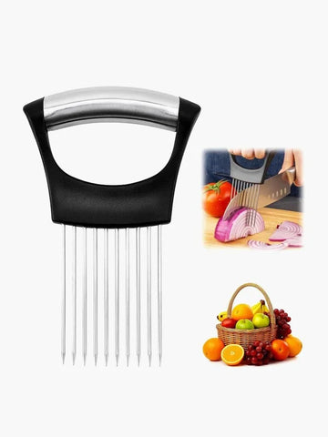 Stainless Steel Onion Slicer Holder, Multi Vegetable Cutter for Onion