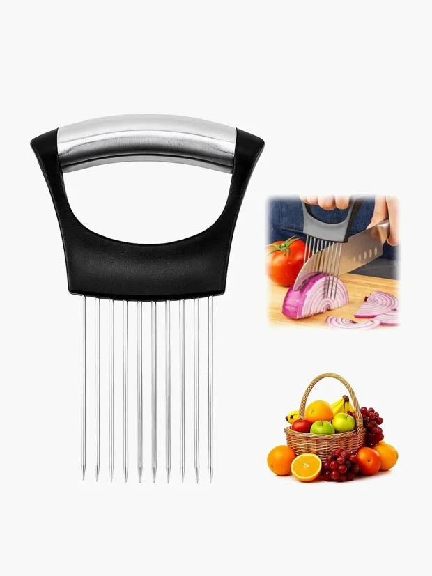 Stainless Steel Onion Slicer Holder, Multi Vegetable Cutter for Onion