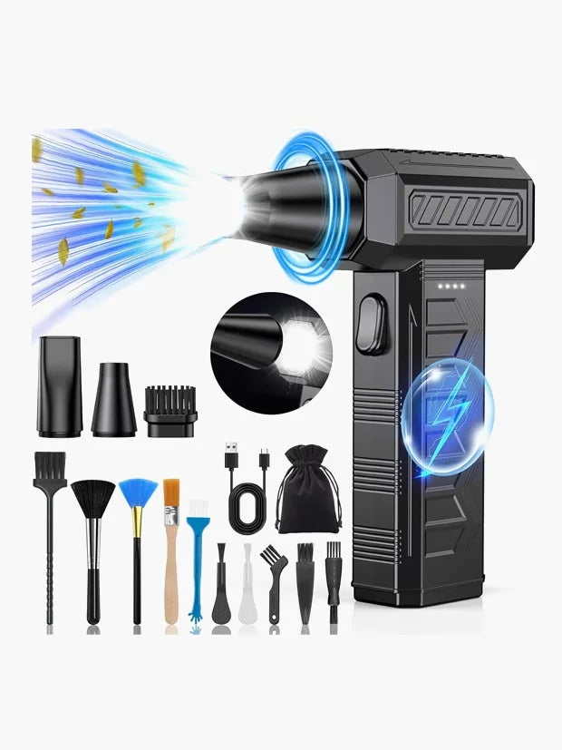 150000RPM Compressed Air Duster,Super Power 3 Gear Adjustable