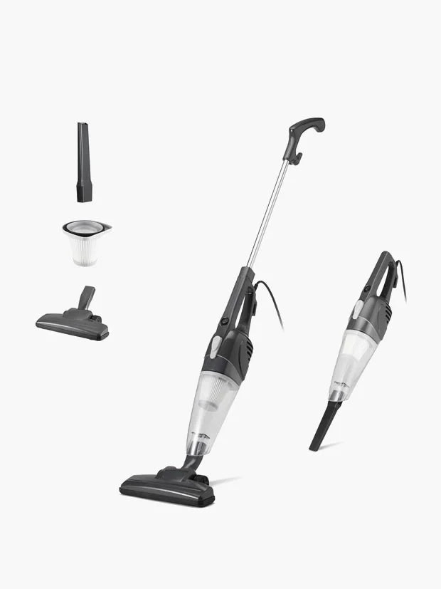 Basics 2-in-1 Corded Upright Vacuum Cleaner, Lightweight Stick, Black