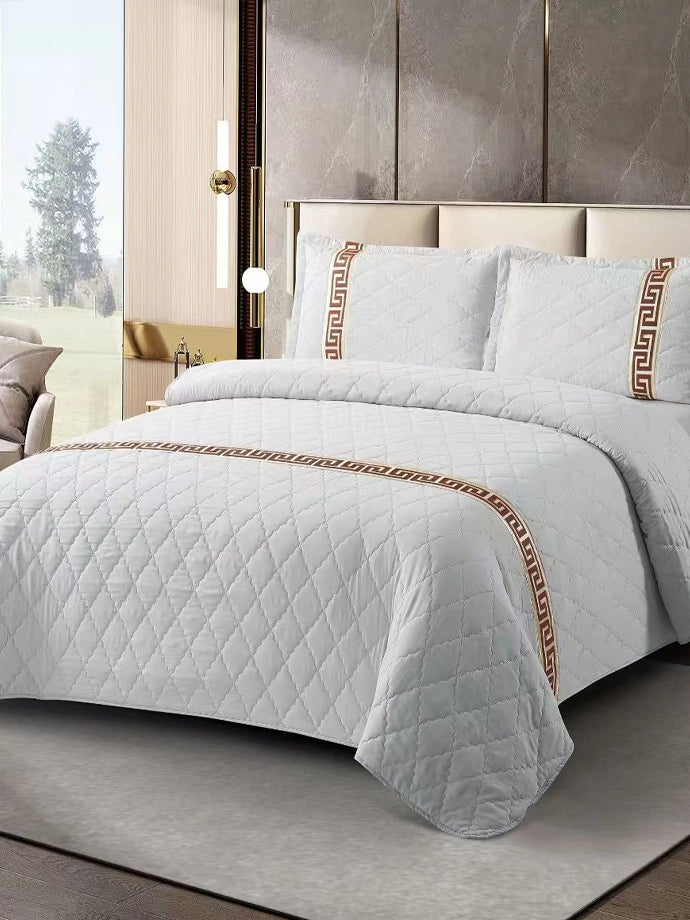 Premium Soft Fabric Textured Bedsheet King Set