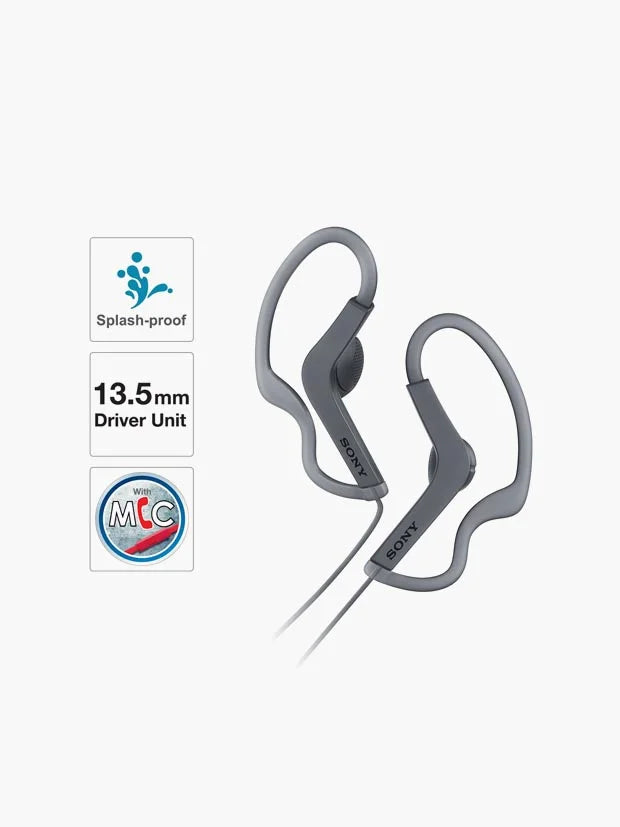 Sony MDR-AS210APB - In-ear sports headphones - gra