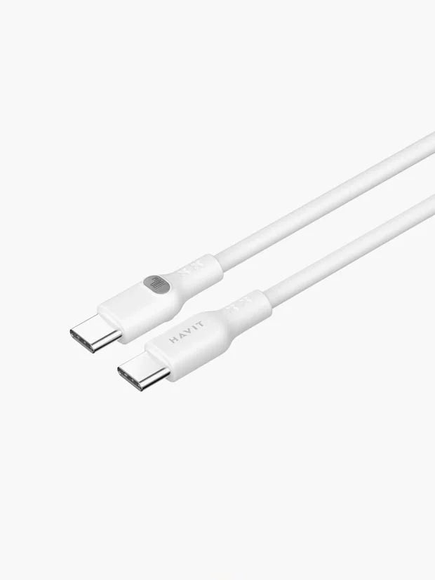 HAVIT USB Type C to USB Type C cable White (1M) CB6280 White