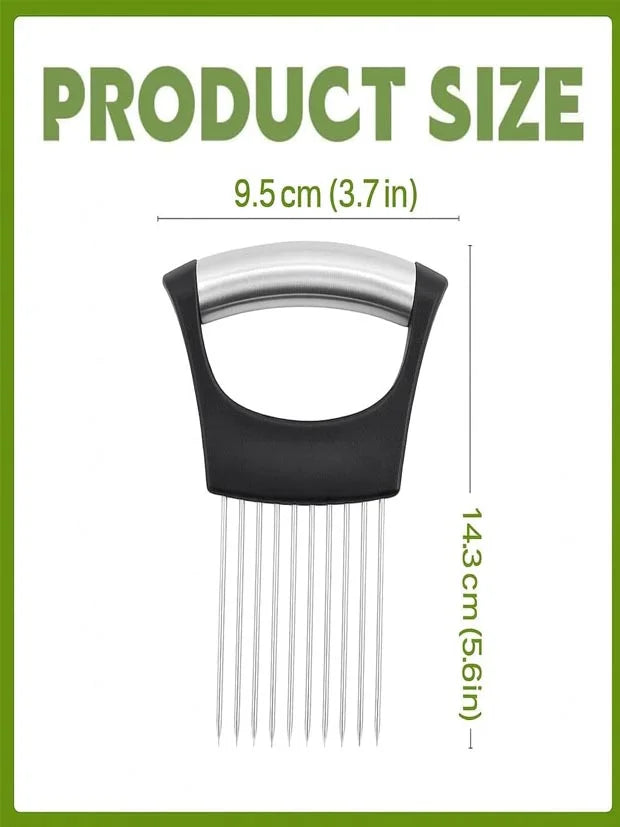 Stainless Steel Onion Slicer Holder, Multi Vegetable Cutter for Onion