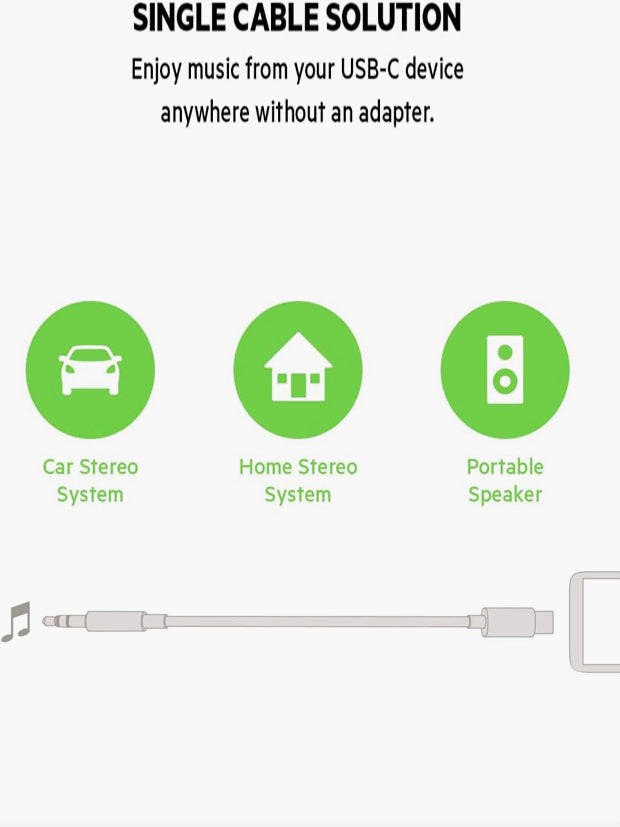 Belkin 3 ft/0.9 m 3.5 mm Audio Lightning Cable