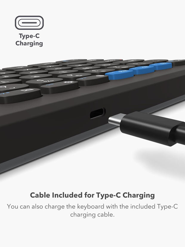 ZAGG Multi-pairing 12-inch Pro Keyboard with Wireless Charging