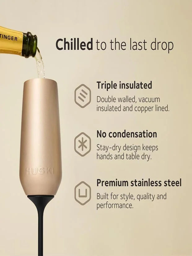 Huski Champagne Flute | NEW | Award-Winning Design with Detachable Stem