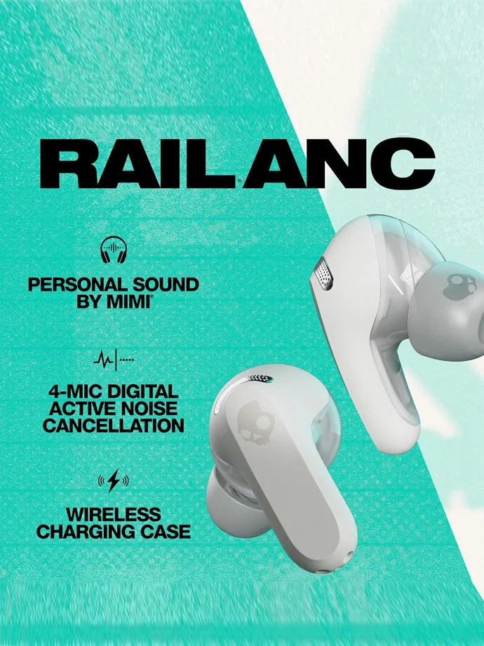 Skullcandy Rail ANC and Rail True Wireless Earbuds