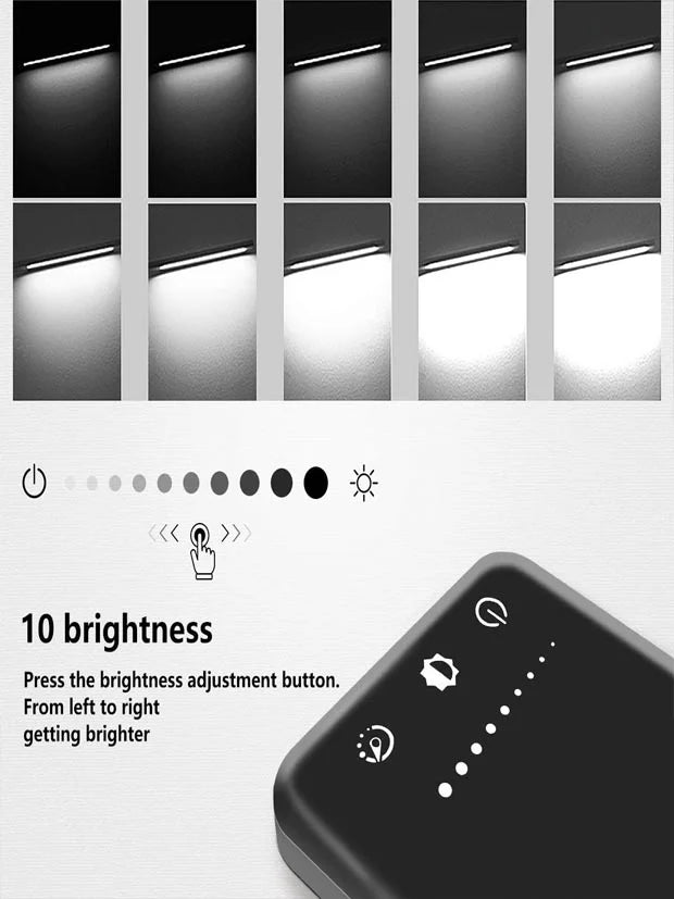 SLATOR Desk lamp,Eye-caring Aluminium Dimmable Bedside lamp