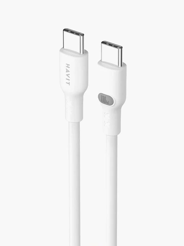 HAVIT USB Type C to USB Type C cable White (1M) CB6280 White