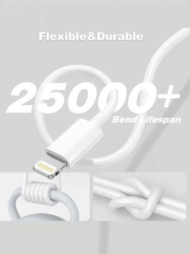mophie-ACC-CHGSTRM USBA to Lightning-1M-FG-WHT-INT