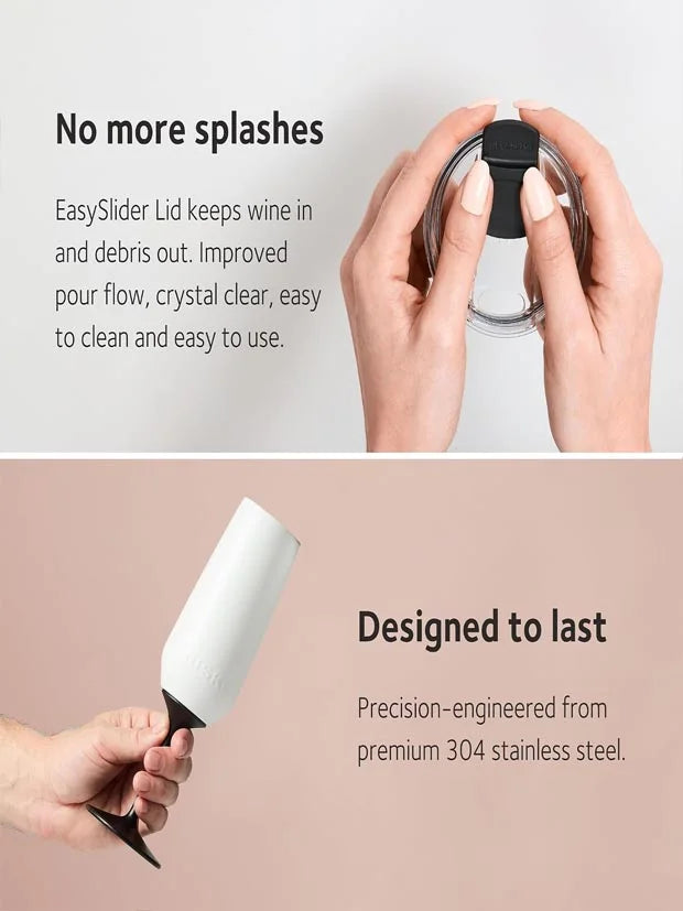 Huski Champagne Flute | NEW | Award-Winning Design with Detachable Stem