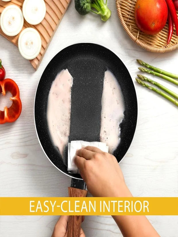 Kichly Non-Stick Granite 8 Pcs Cooking Pots and Pans Set