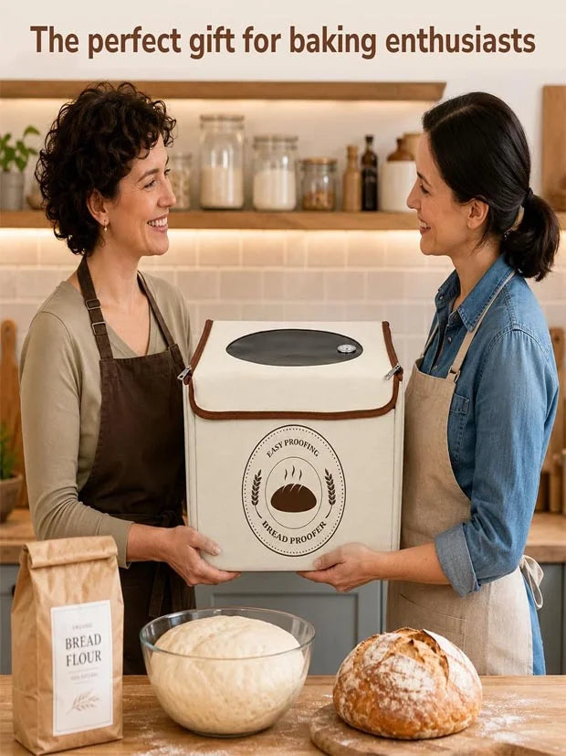 Folding Bread Proofing Box with Temp 21-50℃ & 24Hour Timer Control