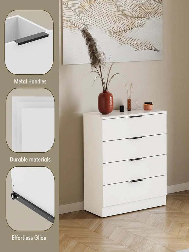 Vida Designs Trega 4 Drawer Chest of Drawers