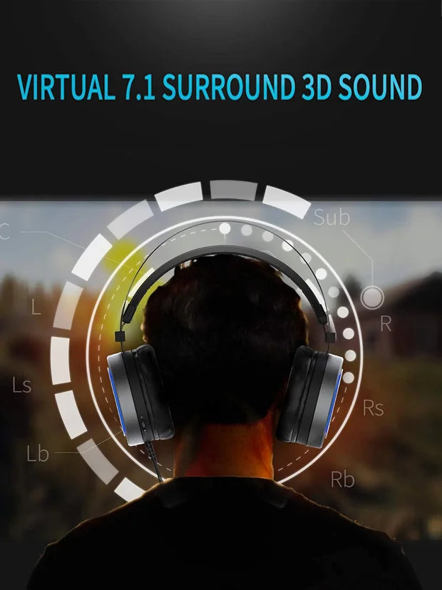 Rapoo VH530 USB Gaming Headset 7.1 Surround Sound With Boom