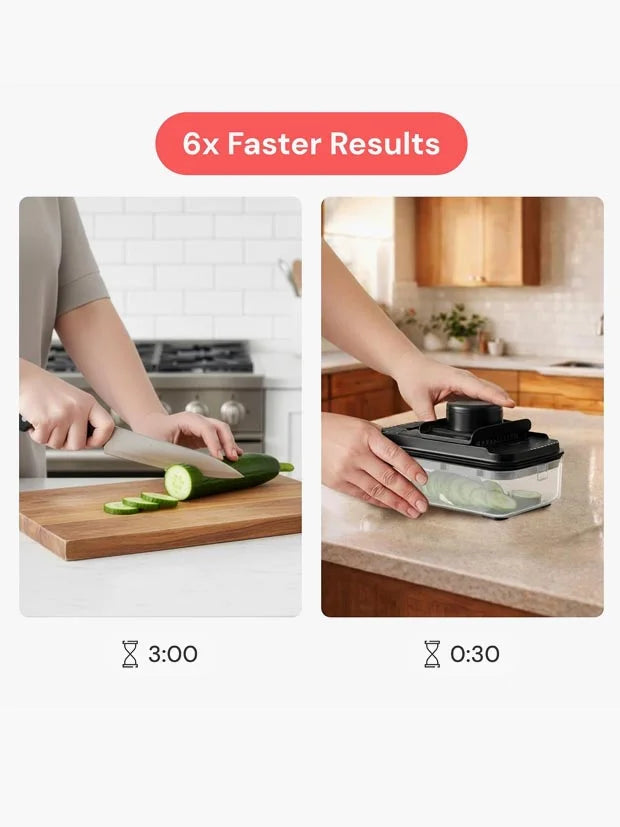 Fullstar Essential - Vegetable Chopper & Mandoline Slicer - 2 Blades