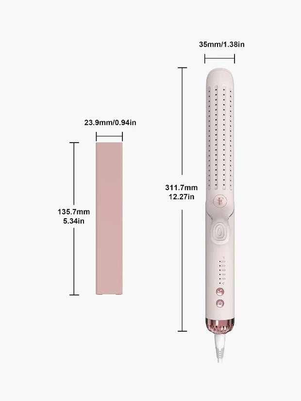 2-in-1 Hair Straightener and Curler, with Cold Air, 5