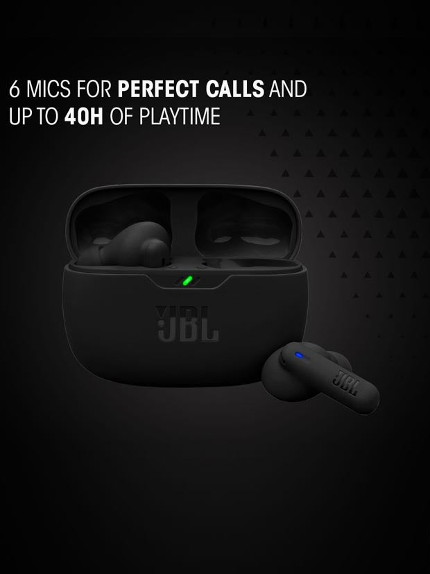 JBL Wave Beam 2, Wireless Noise Cancelling Bluetooth Earbuds