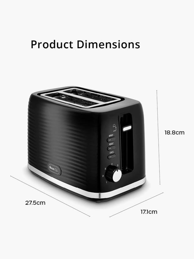 Swan Wave 2-Slice Toaster