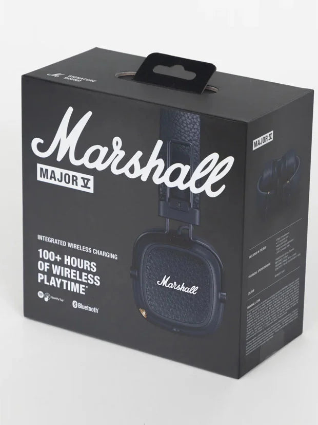 Marshall Major V Bluetooth Wireless Headphones - Black